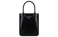 PRADA Calfskin Shoulder Bag Crossbody Bag Handbag Women's Black