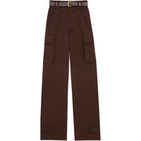SAINT LAURENT Cargo Pants Women's Chestnut