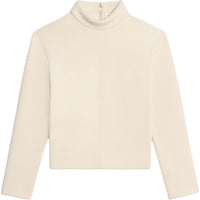 CELINE Overturned Collared Long Sleeve Top