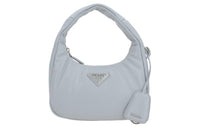 PRADA Lambskin Crossbody Bag, Shoulder Bag Women's Light Blue