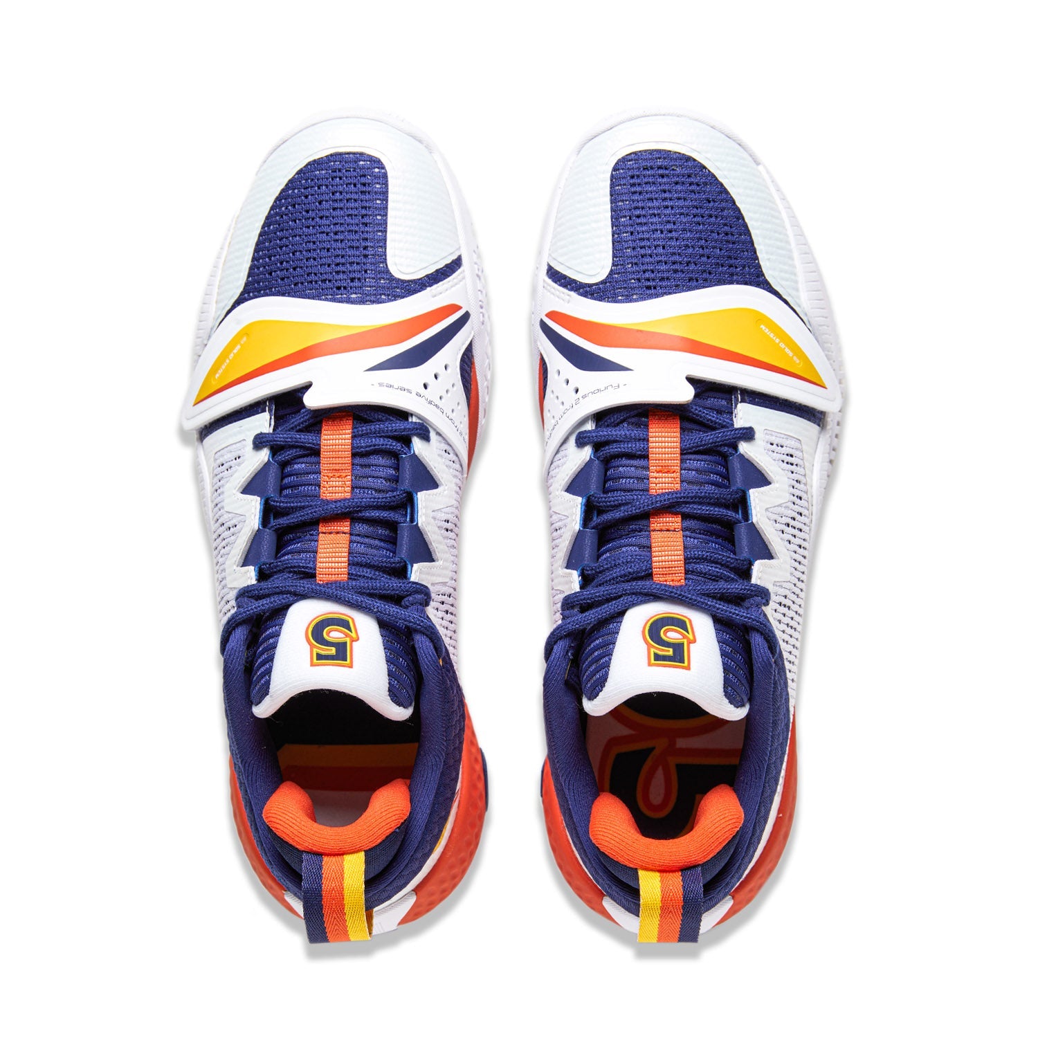 Li-Ning BadFive Furious 2 'White Blue Orange' ABFU011-1