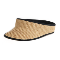 HERMES Raffia Sun Protection Hats Men's Brown