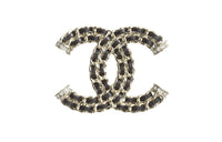 CHANEL Brooches Women's Gold, Black, And Crystal