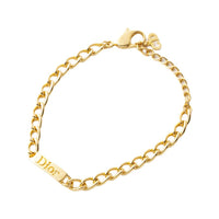 DIOR Gold-Plated Bracelets Unisex Gold