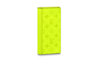 LOUIS VUITTON Brazza Wallet Neon Yellow