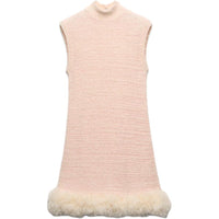 PRADA Sleeveless Dress Women's Snow Pink