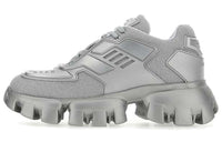 PRADA Cloudbust Thunder Low Top Casual Shoes Women's Gray Silver