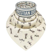DIOR Silk Scarves Women's Beige