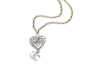 CHANEL Necklaces Women's Silver