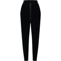 LOUIS VUITTON Knitted Sports Pants Women's Black