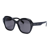 CELINE Plastic Square Sunglasses Women's Black