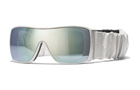 CHANEL Irregular Shape Sunglasses Women's Silver