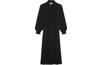 CELINE Long Sleeved Dresses Women's Black