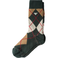 PRADA SS24 Knee-High Socks Women's 1 Pack Forest Green