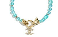 CHANEL Necklaces Women's Blue/Gold