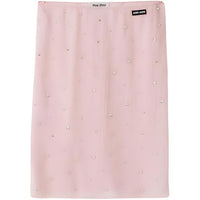MIU MIU Casual Long Skirt Women's Snow Pink
