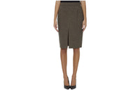 SAINT LAURENT FW23 Casual Long Skirts Women's Brown