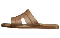 HERMES Izmir Slide Slippers Men's Brown