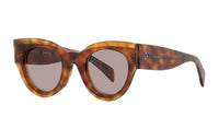 CELINE PVC Polyvinyl Chloride Butterfly Sunglasses Women's Tortoiseshell