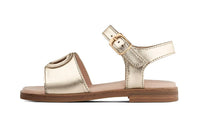 DIOR Slip Resistant Low Top Sandal Gold Infant And Toddler