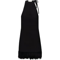 SAINT LAURENT SS22 Sleeveless Dress Women's Black