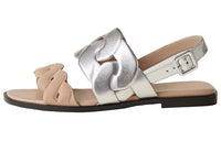 HERMES Grace Strap Sandals Women's Brown