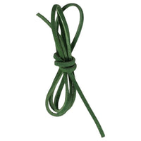 MIU MIU Leather Shoelaces Unisex Green