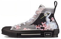 DIOR B23 High Canvas Sorayama Robot Black