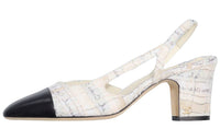 CHANEL Stylish Sandals Women's White Black