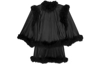 SAINT LAURENT FW21 Long-Sleeved Dresses Women's Black
