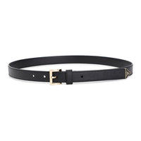PRADA Saffiano Logo Engraved Belt