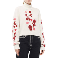 CHANEL COCO NEIGE Series 24N Neige Skiing Collection Knitwear Women's White