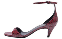 SAINT LAURENT Cone Heel High Heels Women's Red
