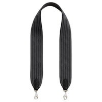 HERMES Cordage Canvas Bag Shoulder Strap Unisex Black/Gray