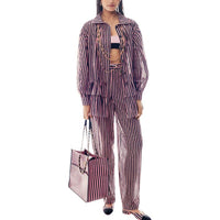 CHANEL 24 New Spring And Summer Arrivals Long-Sleeved Dresses Women's Pink
