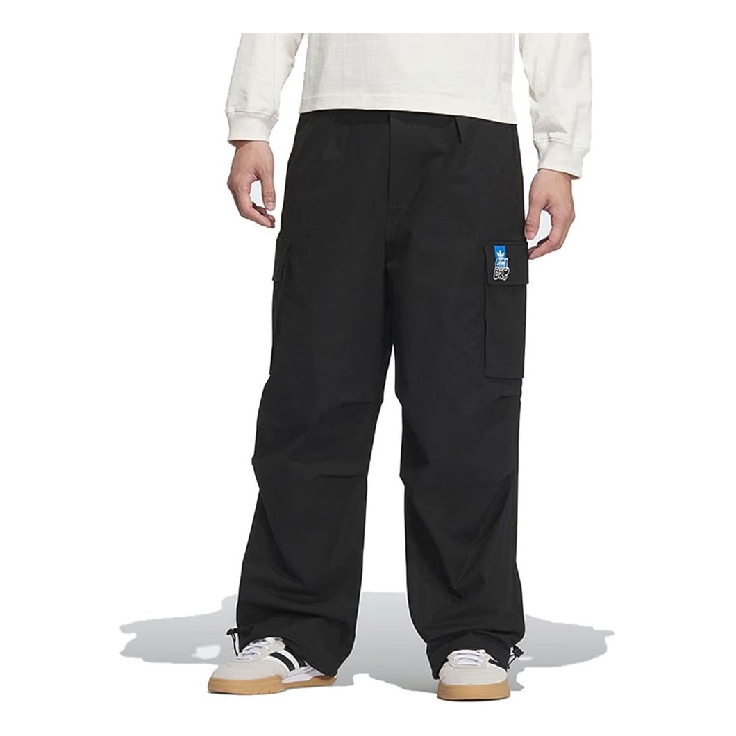 adidas Trefoil Cargo Pants Asia Sizing 'Black' KA8012