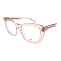 CELINE Plastic Irregular Shape Eyeglass Frames Women's Pink