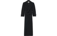 SAINT LAURENT Coats Women's Black