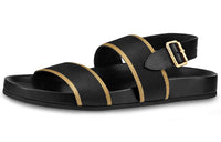 LOUIS VUITTON Mirabeau Strap Sandals Men's Black