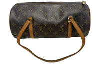 LOUIS VUITTON Canvas Handbags Shoulder Bags Unisex Black
