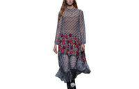 CHANEL Long-Sleeved Dresses Women's Multicolor