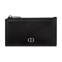 DIOR Cow Leather Card Holder Card Holder Men's Black