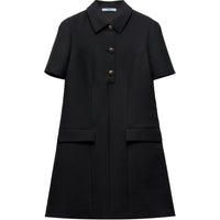 PRADA Tricotine Mini Dress