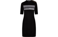 LOUIS VUITTON Short-Sleeved Dresses Women's Black