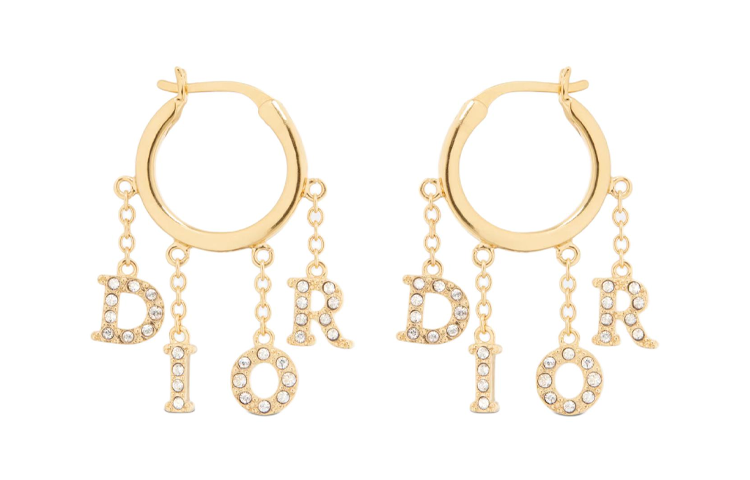 DIOR 10's Logo lettering Earrings