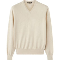 Loro Piana SS25 Cashmere Sweater Men's Beige
