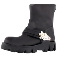 LOUIS VUITTON Ankle Boots Men's Black