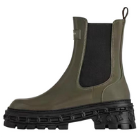 LOUIS VUITTON Record Short Chelsea Boots Women's Green