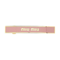 MIU MIU Metal Hair Clips Women's Pink