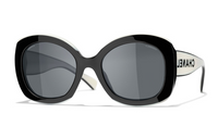 CHANEL Sunglasses Women's Black